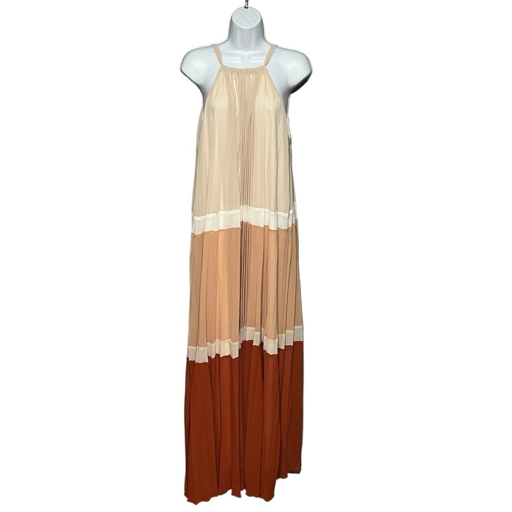 Lulu’s Totally Tranquil ColorBlock Maxi Dress Women’s Size Medium - Picture 4 of 15